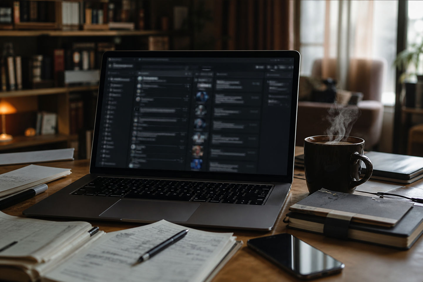 individual reviewing dark web directories on a laptop